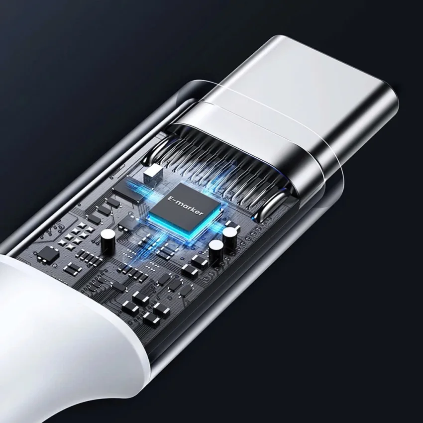 Ugreen 15274 0.5m 100W QC4.0 5A cáp sạc nhanh USB-C dây bọc dù Màu Đen US557 — ảnh 10