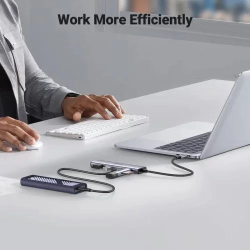 Ugreen 15395 Hub type C 2 cổng USB-A 3.0 và 2 cổng USB-C — ảnh 7
