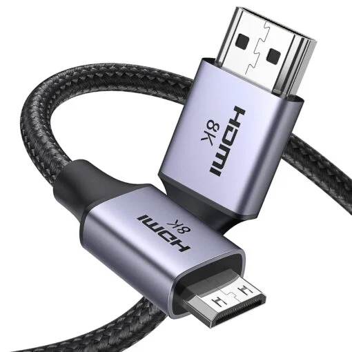 Ugreen 15515 2M 8K60Hz 2.1 Cáp chuyển Mini HDMI sang HDMI dây bọc dù HD163 — ảnh 2