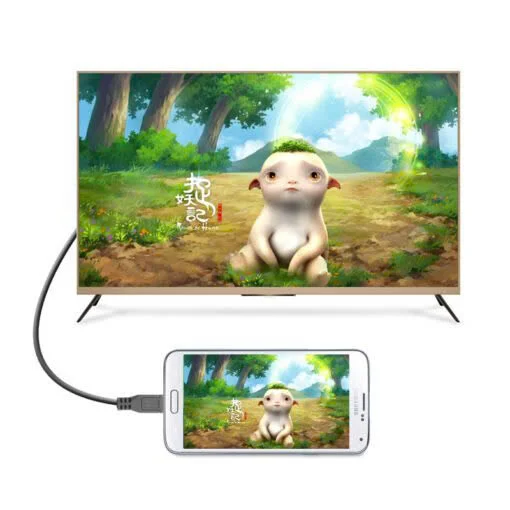 Ugreen 20139 2M màu đen CáP tín hiệu Mhl Micro 11Pin sang Hdmi MH102