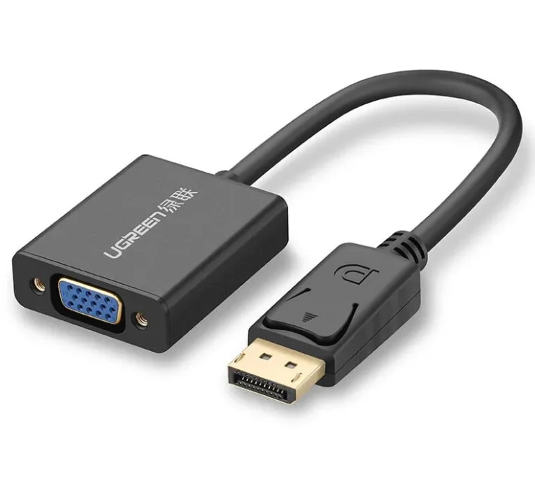 Ugreen 20415 Màu Đen Cáp chuyển đổi DisplayPort sang VGA cao cấp DP109
