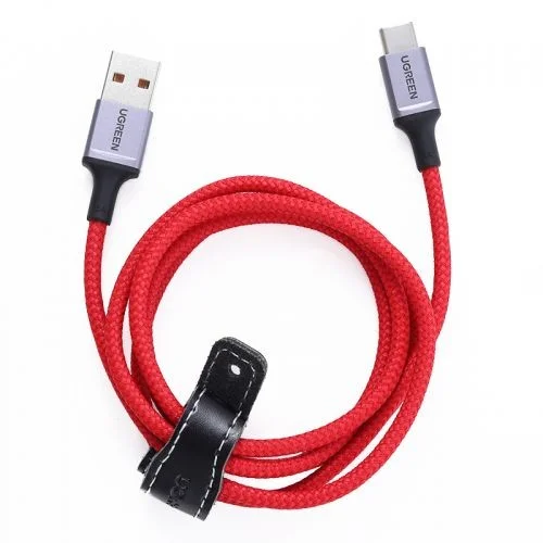 Ugreen 20527 1M 6A Màu Đỏ Cáp sạc, Truyền dữ liệu USB 2.0 sang USB-C US505