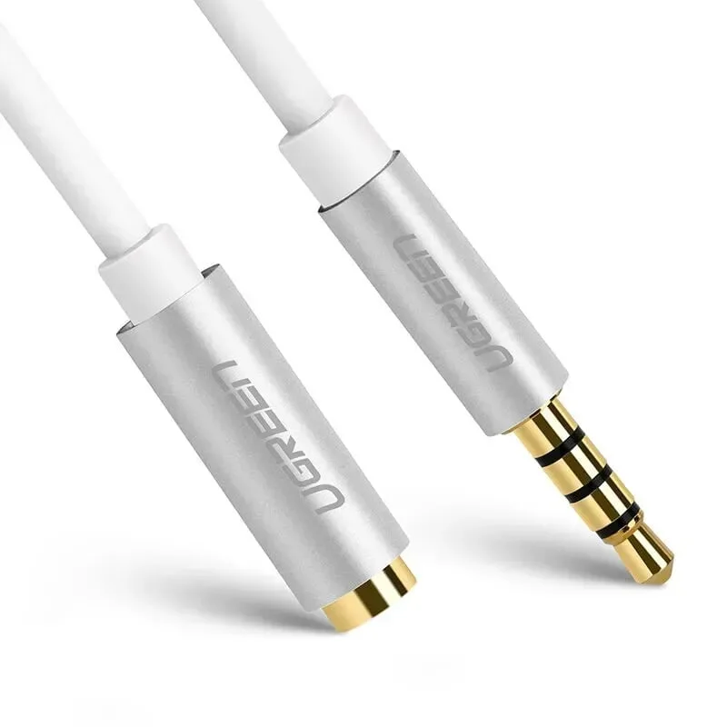 Ugreen 20850 20CM màu Bạc Cáp âm thanh 3.5mm nối dài AV136 — ảnh 3