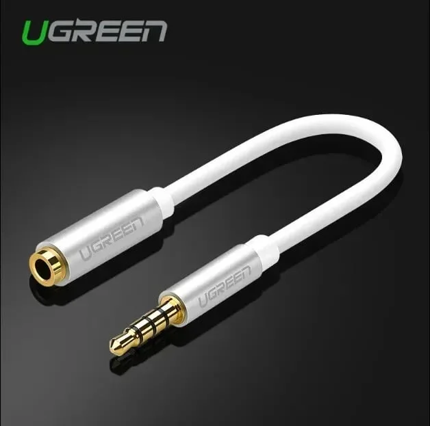 Ugreen 20850 20CM màu Bạc Cáp âm thanh 3.5mm nối dài AV136 — ảnh 10