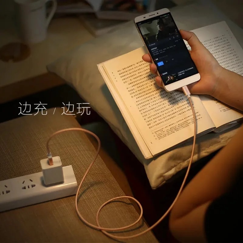 Ugreen 20864 0.25M màu Hồng Dây USB 2.0 sang Type-C đầu nhôm dây bọc vinyl US174 — ảnh 6