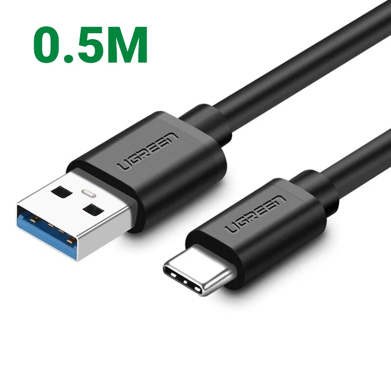 Ugreen 20881 0.5M màu Đen Dây USB 3.0 sang USB-C US184