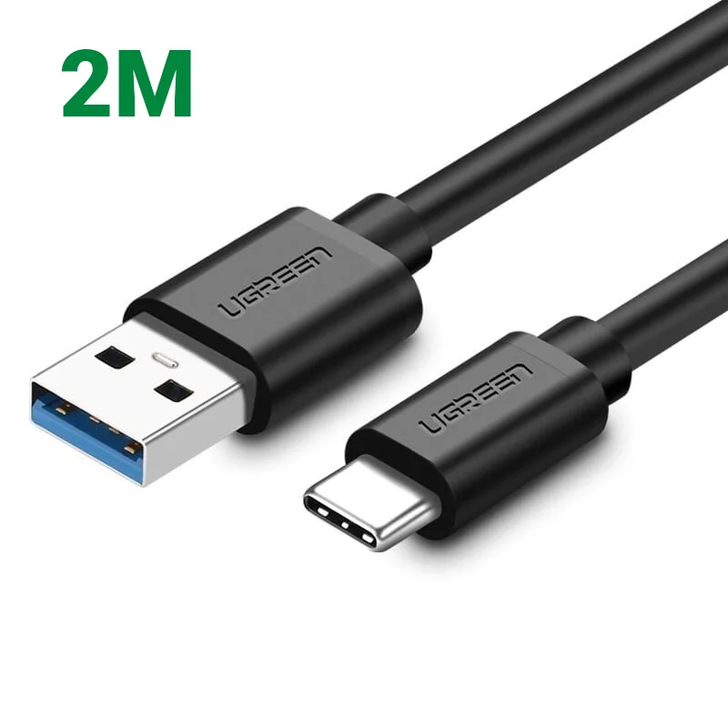 Ugreen 20884 2M màu Đen Dây USB 3.0 sang USB-C US184