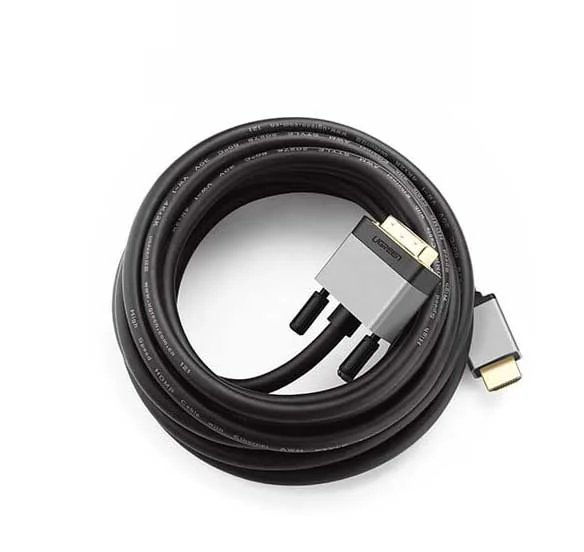 Ugreen 20885 1M màu Đen Cáp chuyển đổi HDMI sang DVI 24 + 1 thuần đồng cao cấp HD128 — ảnh 4