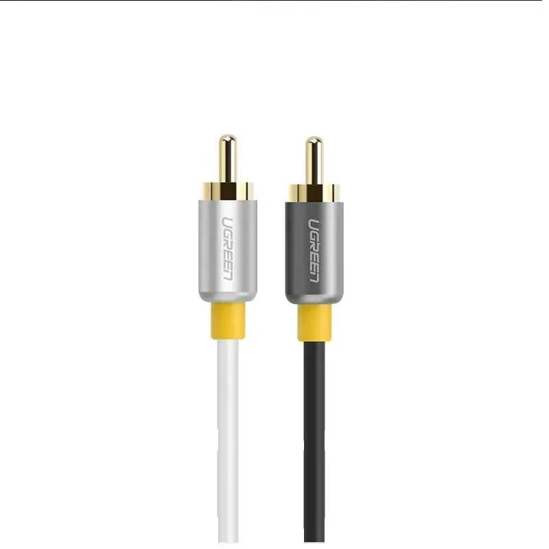 Ugreen 20895 1.5M màu Trắng Cáp âm thanh 3 đầu Bông sen sang 3.5mm Dương AV138 — ảnh 7