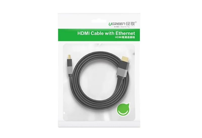 Ugreen 30114 10M màu Đen Cáp tín hiệu HDMI vỏ nhựa PVC cao cấp cáp dẹt HD120 — ảnh 8