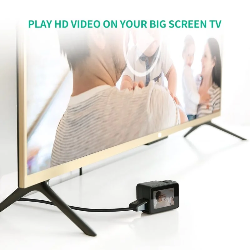 Ugreen 30144 1M màu Đen Cáp chuyển đổi Micro HDMI sang HDMI thuần đồng cao cấp HD109 — ảnh 7