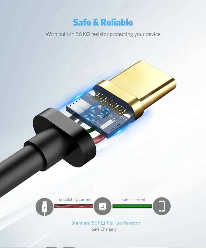 Ugreen 30162 3M màu đen Dây USB 2.0 sang Type-C truyền dữ liệu và sạc US141 — ảnh 6