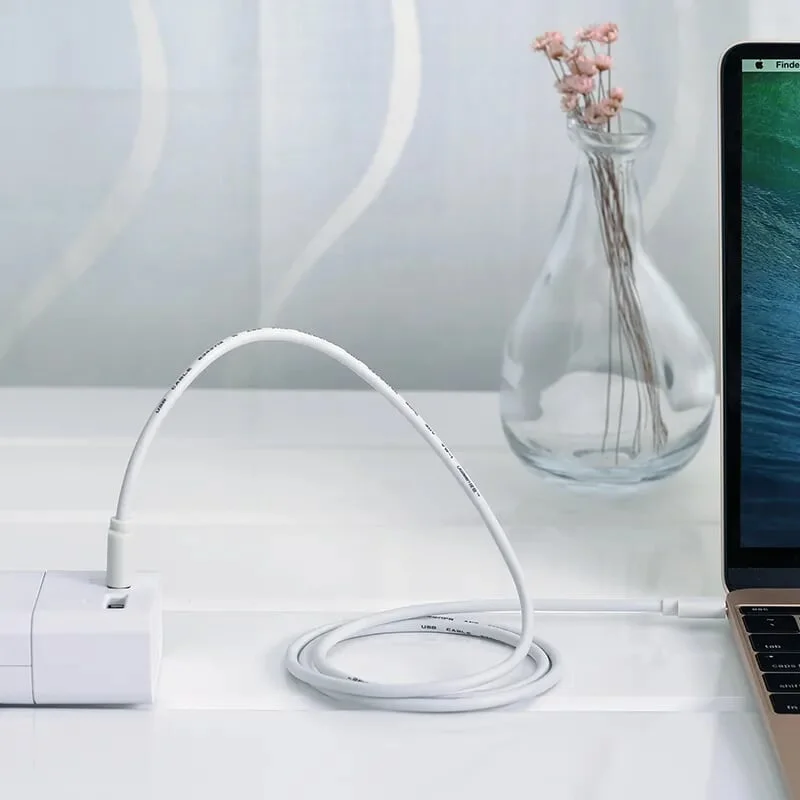 Ugreen 30165 1M màu Trắng Dây USB 2.0 sang Type-C truyền dữ liệu và sạc US141