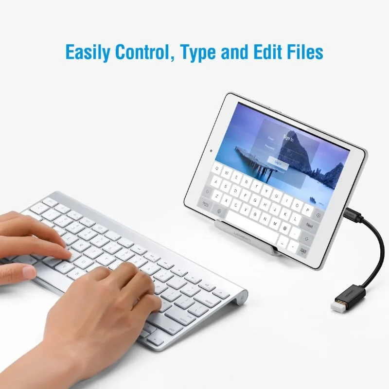 Ugreen 30175 13CM màu Đen Dây USB Type-C sang USB 2.0 US154 — ảnh 5
