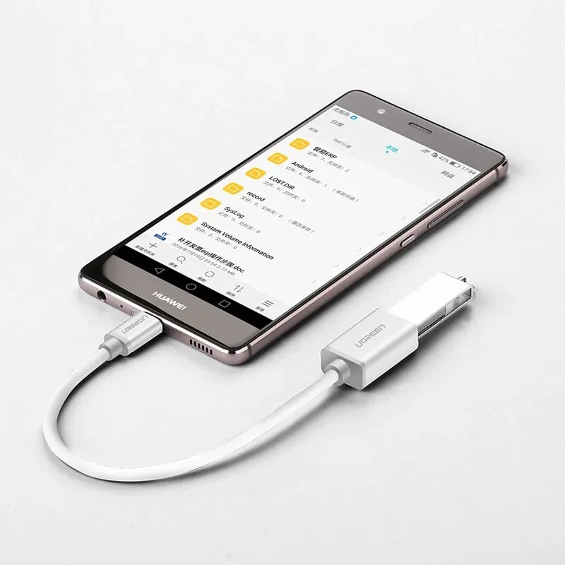 Ugreen 30176 13CM màu trắng Dây USB Type-C sang USB 2.0 US154 — ảnh 13