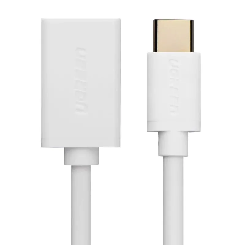 Ugreen 30176 13CM màu trắng Dây USB Type-C sang USB 2.0 US154 — ảnh 3