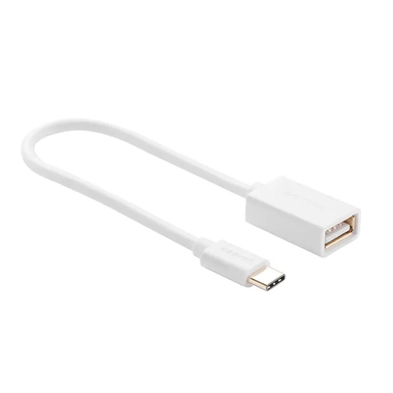 Ugreen 30176 13CM màu trắng Dây USB Type-C sang USB 2.0 US154 — ảnh 4