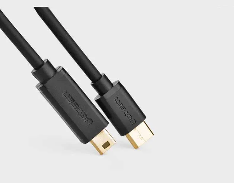 Ugreen 30184 0.5M màu Đen Cáp TypeC (3.1) sang Mini USB US153
