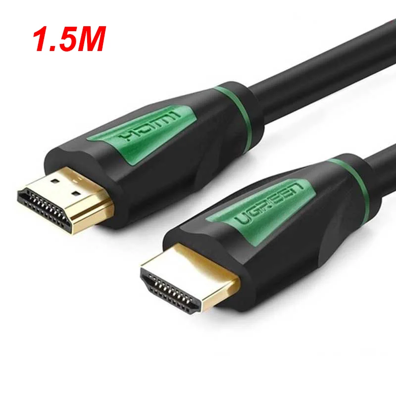 Ugreen 30190 1.5M màu Đen Cáp tín hiệu HDMI chuẩn 1.4 hỗ trợ phân giải 4K * 2K HD116 — ảnh 1