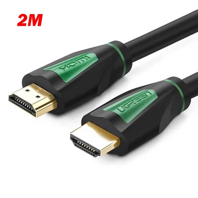 Ugreen 30191 2M màu Đen Cáp tín hiệu HDMI chuẩn 1.4 hỗ trợ phân giải 4K * 2K HD116