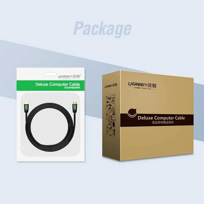 Ugreen 30193 5M màu Đen Cáp tín hiệu HDMI chuẩn 1.4 hỗ trợ phân giải 4K * 2K HD116 — ảnh 5