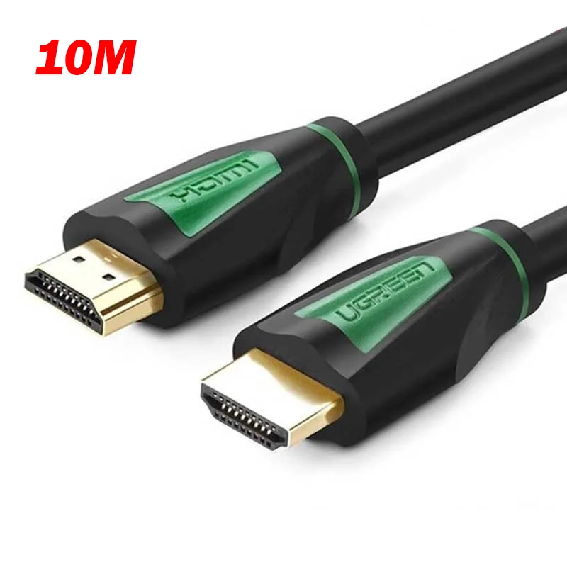 Ugreen 30195 10M màu Đen Cáp tín hiệu HDMI chuẩn 1.4 hỗ trợ phân giải 4K * 2K HD116