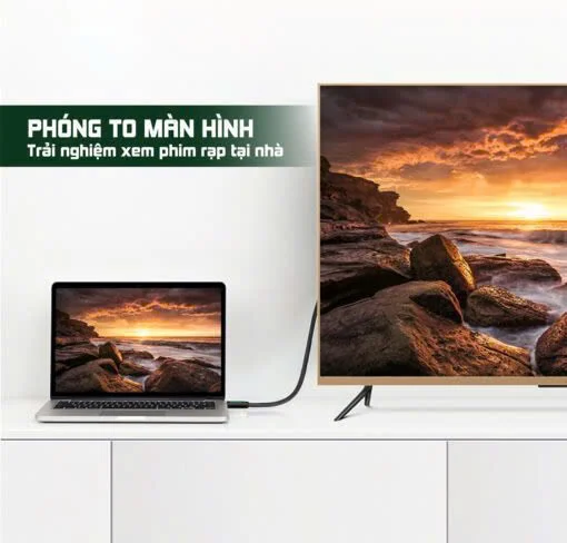 Ugreen 30197 15M màu Đen Cáp tín hiệu HDMI chuẩn 1.4 hỗ trợ phân giải 4K * 2K HD116 — ảnh 8