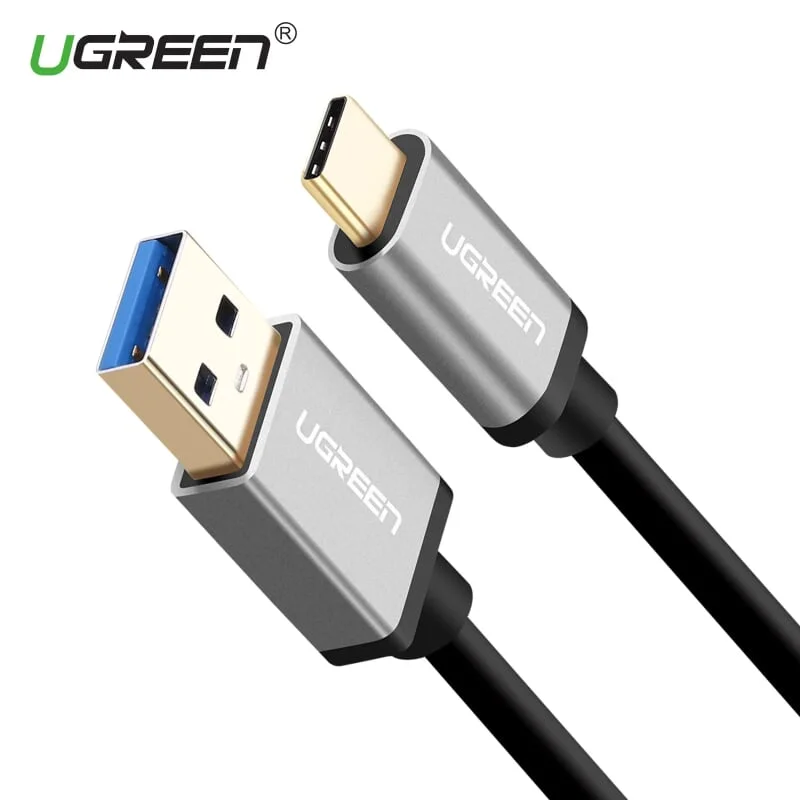Ugreen 30534 1.5M màu Đen Cáp dữ liệu, sạc nhanh USB Type-C sang USB 3.0 US187 — ảnh 2