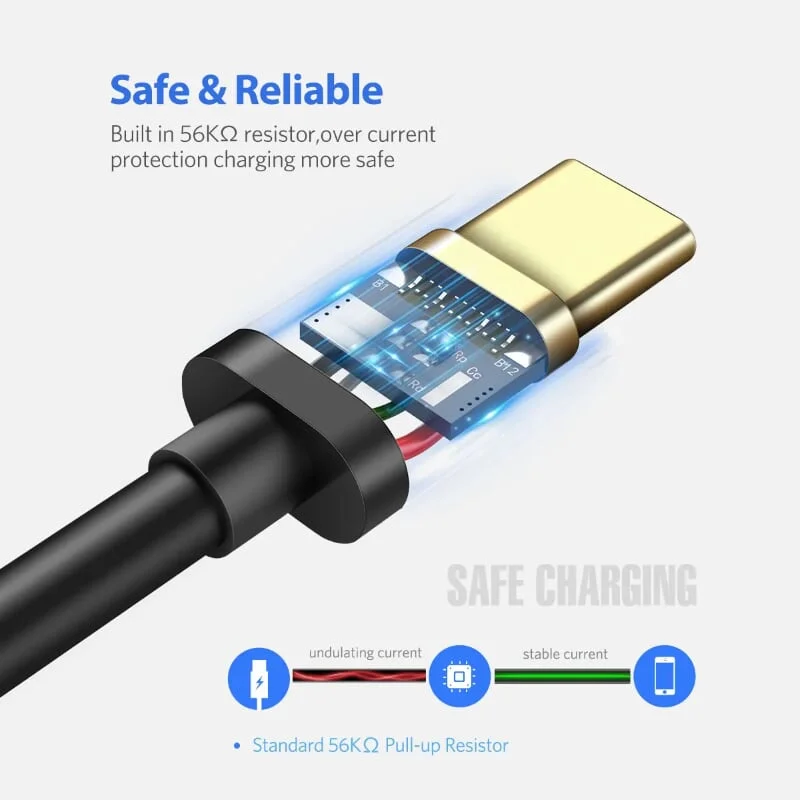 Ugreen 30535 2M màu Đen Cáp dữ liệu, sạc nhanh USB Type-C sang USB 3.0 US187 — ảnh 4