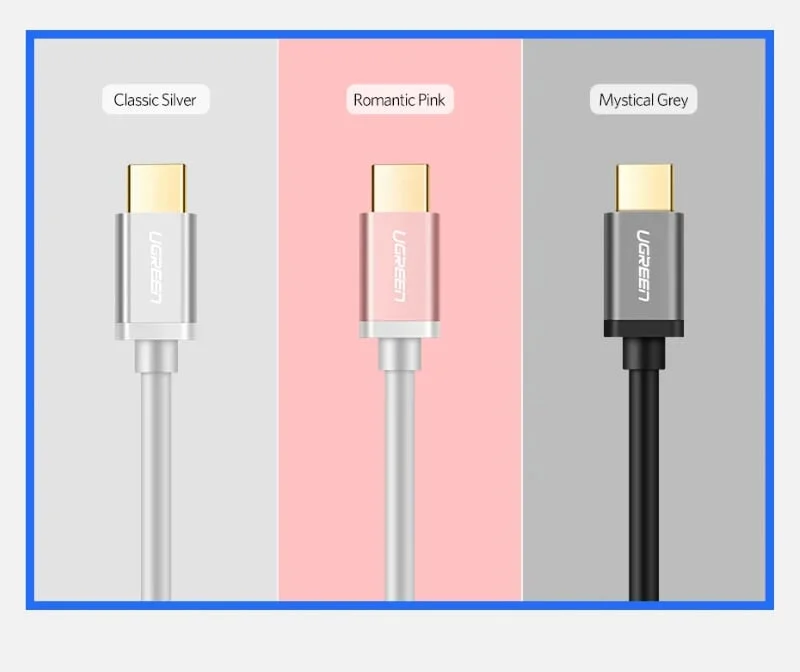 Ugreen 30539 1.5M màu Hồng Cáp USB TypeC sang USB 3.0 cao cấp US187 — ảnh 6