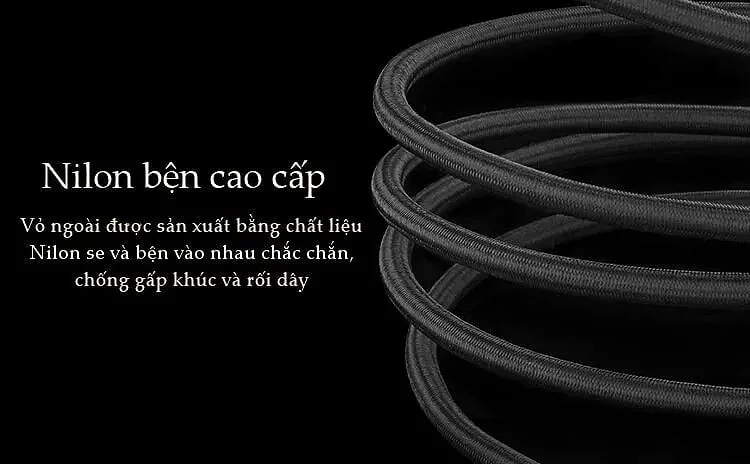 Ugreen 30602 1.5M Cáp HDMI 2.0 hỗ trợ 3D 4K Ethernet vỏ nilon bện HD110 — ảnh 3