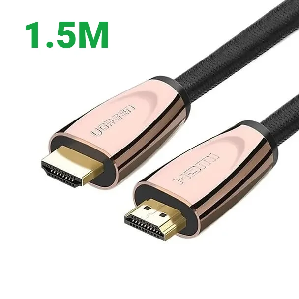 Ugreen 30602 1.5M Cáp HDMI 2.0 hỗ trợ 3D 4K Ethernet vỏ nilon bện HD110