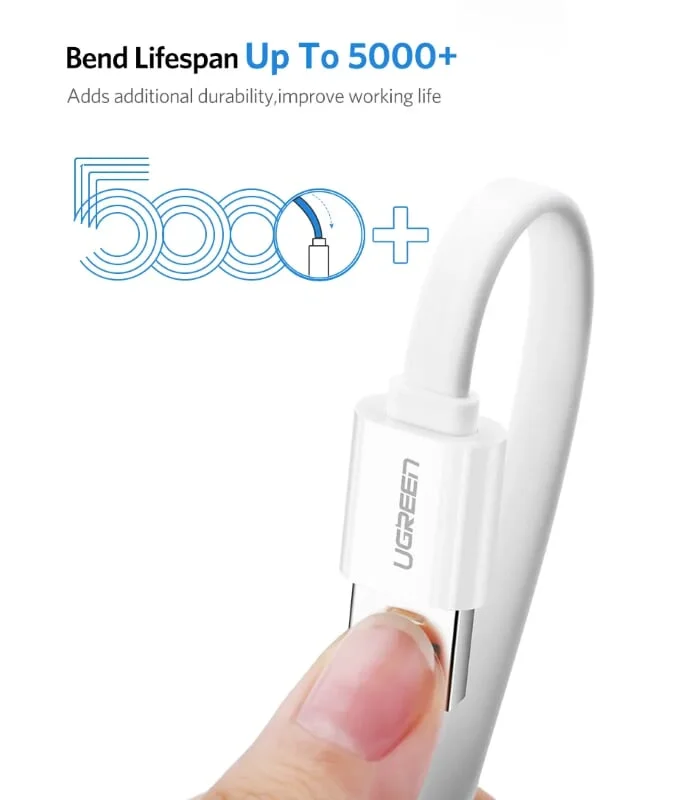 Ugreen 30624 1.5M màu Trắng Cáp USB TypeC sang USB 3.0 cáp tròn US172 — ảnh 8