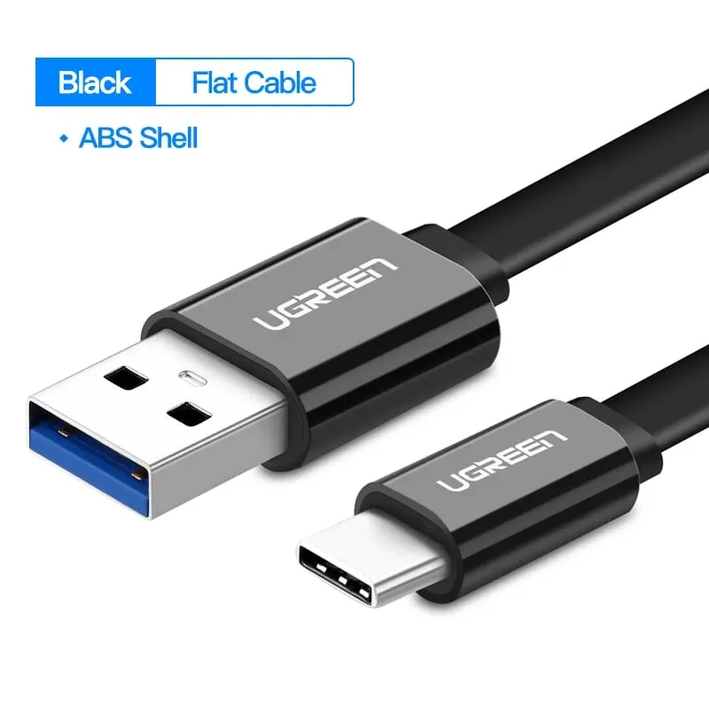 Ugreen 30626 0.25M màu Đen Cáp USB TypeC sang USB 3.0 cáp tròn US172 — ảnh 2