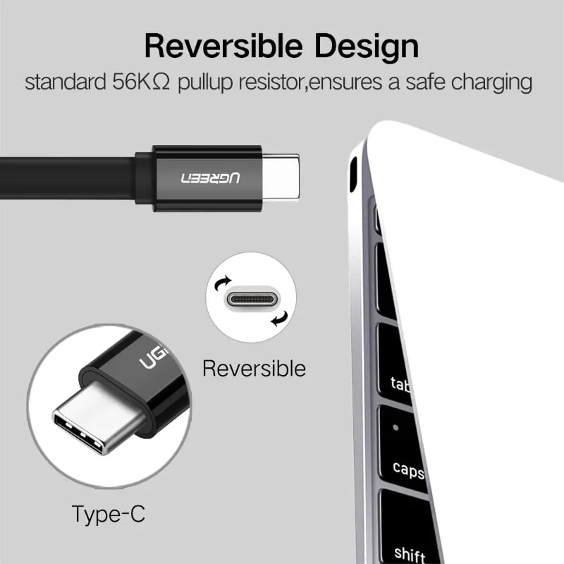 Ugreen 30630 2M màu Đen Cáp USB TypeC sang USB 3.0 cáp tròn US172 — ảnh 8