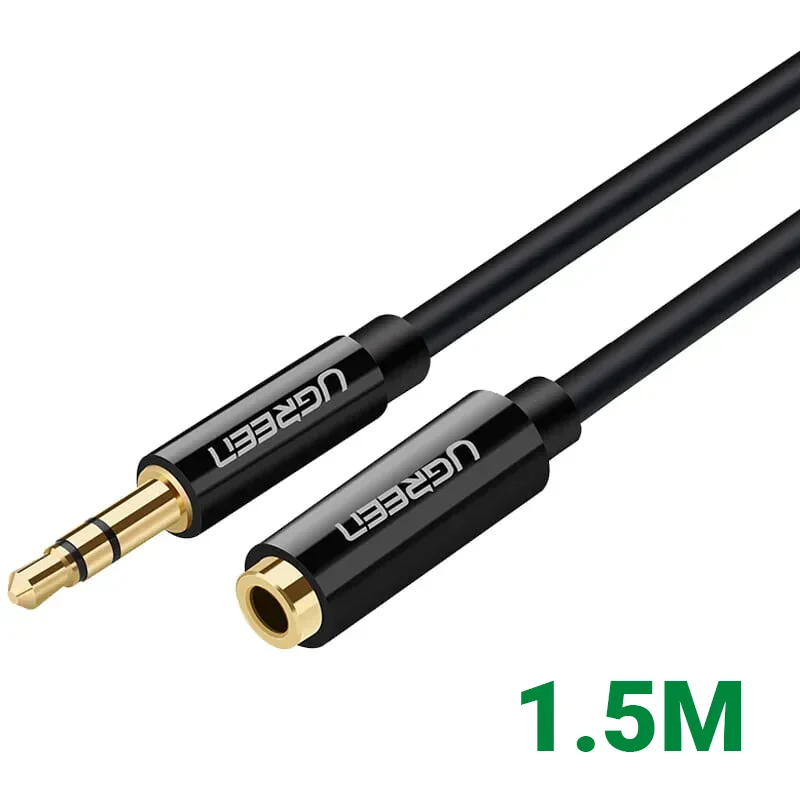 Ugreen 30709 1.5M màu Đen Cáp âm thanh 3.5mm nối dài AV124