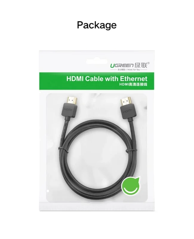 Ugreen 30822 0.5M màu Đen Cáp tín hiệu HDMI chuẩn 2.0 hỗ trợ phân giải 4K * 2K HD121 — ảnh 12
