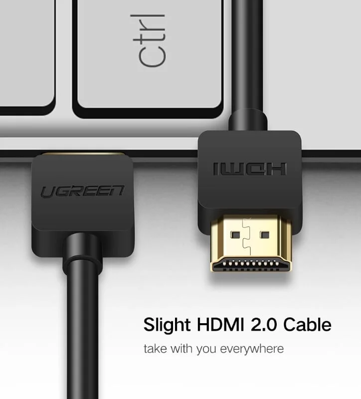 Ugreen 30822 0.5M màu Đen Cáp tín hiệu HDMI chuẩn 2.0 hỗ trợ phân giải 4K * 2K HD121 — ảnh 7