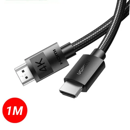 Ugreen 30999 1M 4K 60Hz màu đen Cáp hdmi hd119