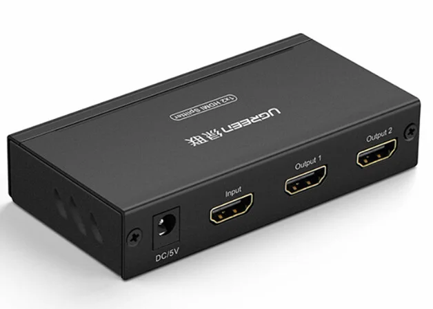 Ugreen 40201 Màu Đen Bộ chia HDMI 1 ra 2 hỗ trợ phân giải FULL HD 40201 — ảnh 2