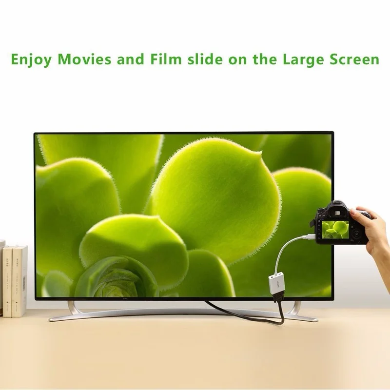 Ugreen 40217 15CM Màu Trắng Bộ chuyển Mini HDMI sang VGA vỏ nhôm MM112 — ảnh 6