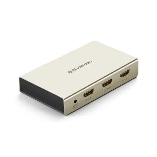Ugreen 40276 Bộ chia HDMI 1 vào 2 ra hỗ trợ 4K x 2K vỏ hộp kim cao cấp