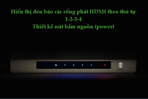 Ugreen 40277 Bộ chia HDMI 1 vào 4 ra hỗ trợ 4K x 2K vỏ hộp kim cao cấp — ảnh 6