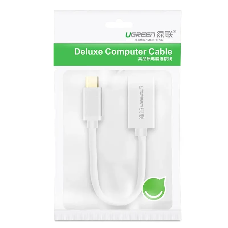 Ugreen 40325 15CM màu Trắng Cáp USB TypeC 2.0 OTG US203 — ảnh 8