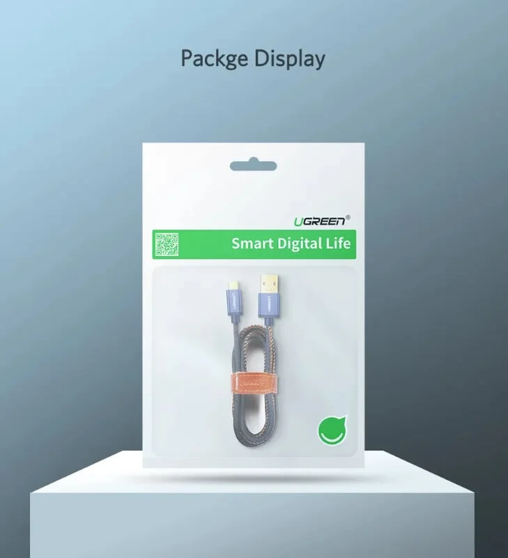 Ugreen 40344 1M màu Xanh Cáp sạc USB TypeC cao cấp US250 — ảnh 12