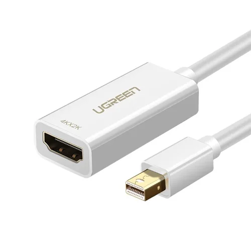 Ugreen 40361 25CM màu Trắng Cáp chuyển đổi Mini DP sang HDMI hỗ trợ phân giải 4K x 2K MD112 — ảnh 2