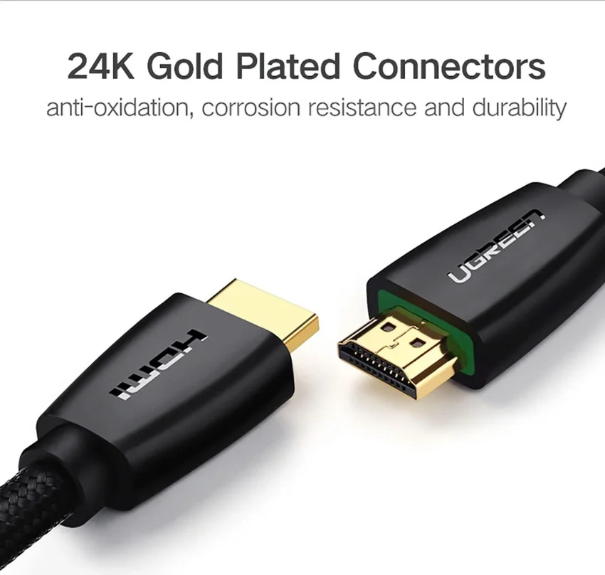 Ugreen 40414 10M màu Đen Cáp tín hiệu HDMI chuẩn 2.0 hỗ trợ phân giải 4K HD118 — ảnh 5