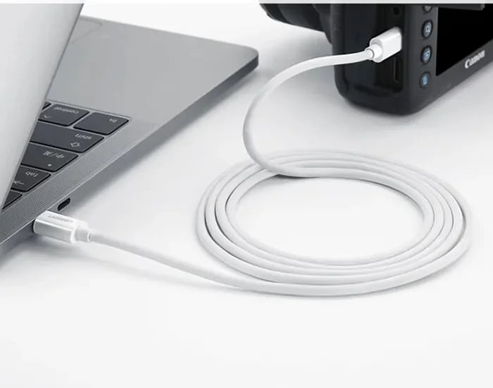 Ugreen 40418 1.5M màu trắng cáp USB Type-C sang mini USB US142 — ảnh 3