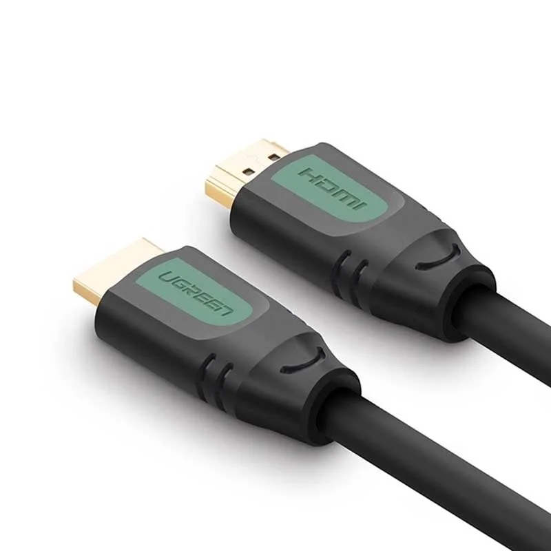 Ugreen 40467 12M màu Đen Cáp tín hiệu HDMI chuẩn 1.4 hỗ trợ phân giải Full HD HD101