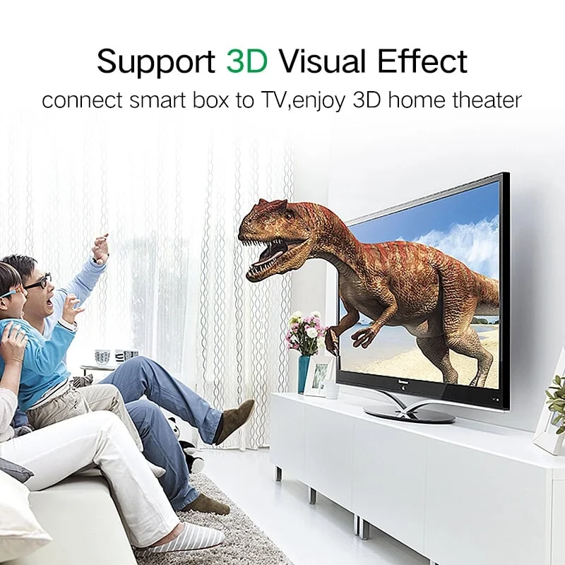 Ugreen 40469 1M màu Đen Cáp tín hiệu HDMI chuẩn 2.0 hỗ trợ phân giải 4K * 2K 60hz cáp dẹt HD101 — ảnh 9